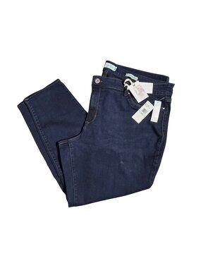 NWT | Jessica Simpson Kiss Me Super Skinny Flex Jeans Dark Indigo Denim | 26W